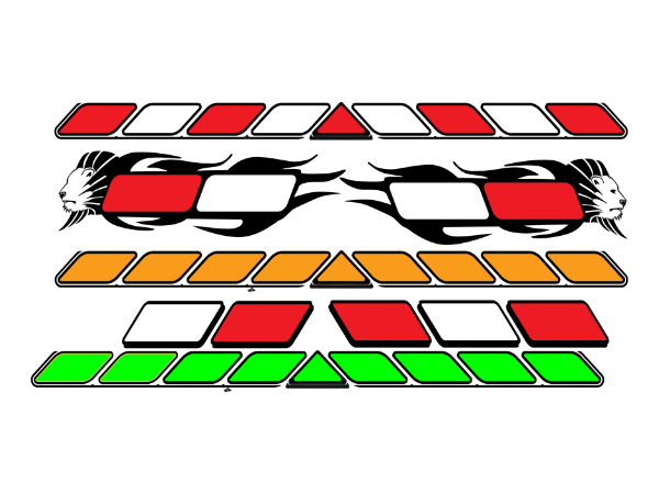 Brandeo de cintas reflexivas