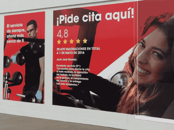 Vinil adhesivo publicitario